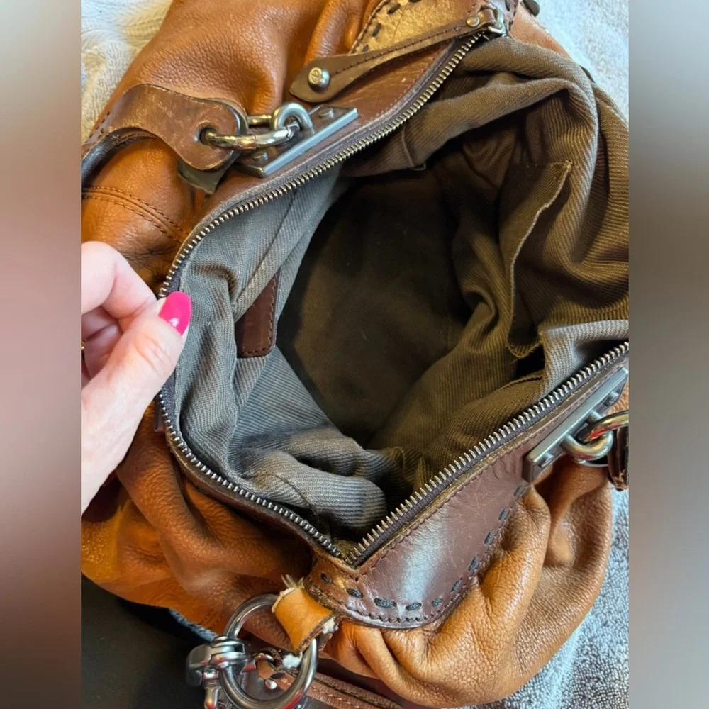 BIASIA Italian Leather Hobo Bag